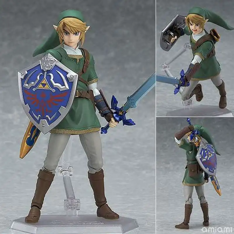 

Zelda Figure Skyward Sword Link Luxury Figma 320 Action Figure Twilight Princess Pvc Movable Joint Collectible Model Toys Gifts