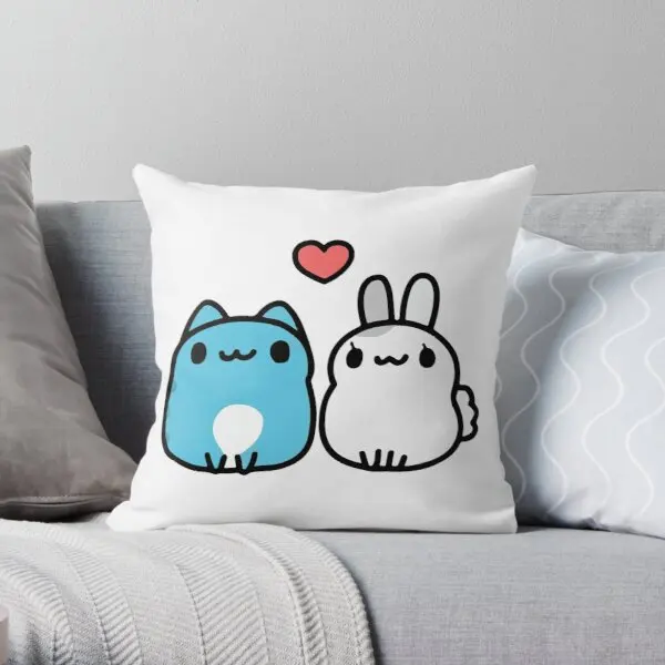 

Наволочка с принтом кошек, комиксов, кошек багги, наволочка с принтом аниме, мягкая декоративная наволочка для офиса и спальни, свадебные по...