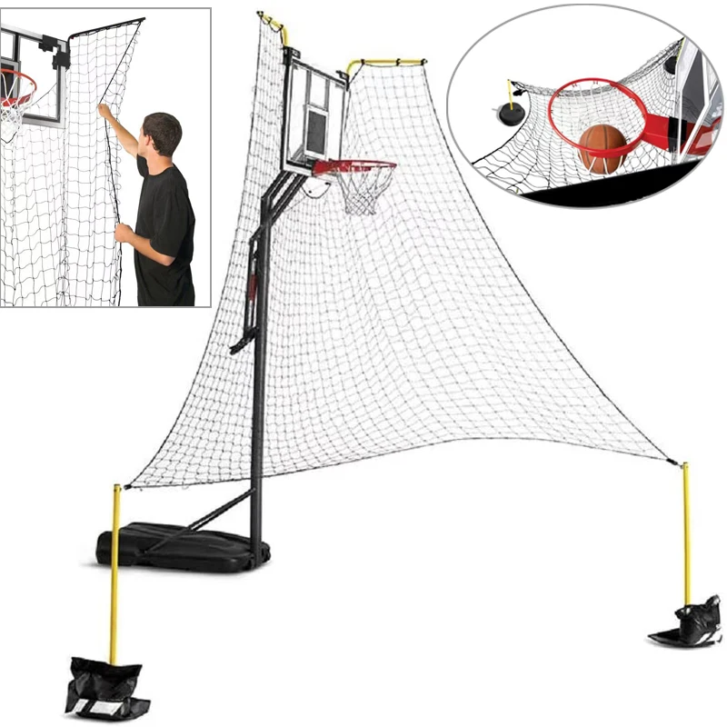 Баскетбольный тренажер для стрельбы сетка возврата мяча