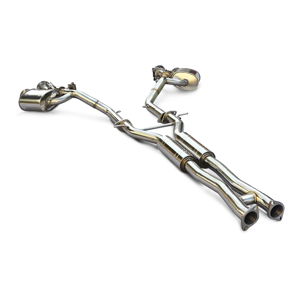 Для Kia Stinger 3.3T 2018-2024 гоночный глушитель выхлопной трубы из нержавеющей стали с