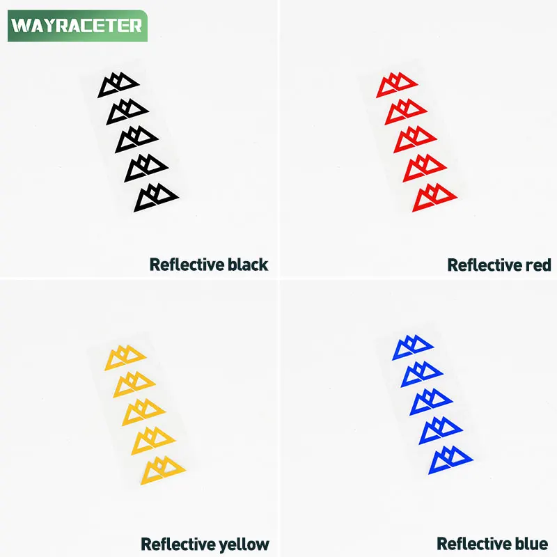 5 шт. автомобильные шины наклейка на обод из сплава светоотражающая виниловая для