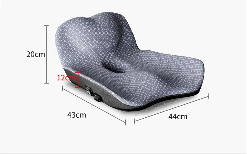 Massage Cushion Non-Slip Orthopedic Memory Foam Coccyx Cushion for Tailbone Sciatica back Pain relief Comfort Office Chair  Seat images - 6