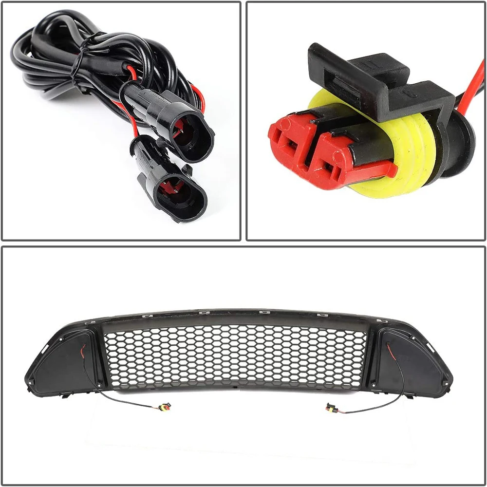 Фонарь для дневных ходовых огней белая решетка верхнего бампера в форме сот