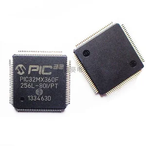5PCS PIC32MX360F256L-80I /PT  PIC32MX360F256L-80I PIC32MX360F256L TQFP100 New original ic chip In stock
