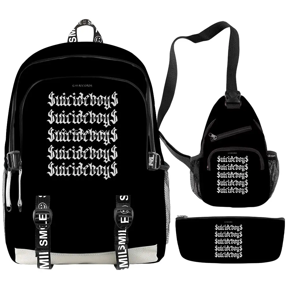 Новое поступление 2022 школьный рюкзак из ткани Оксфорд $ uicideboy Merch Детская сумка