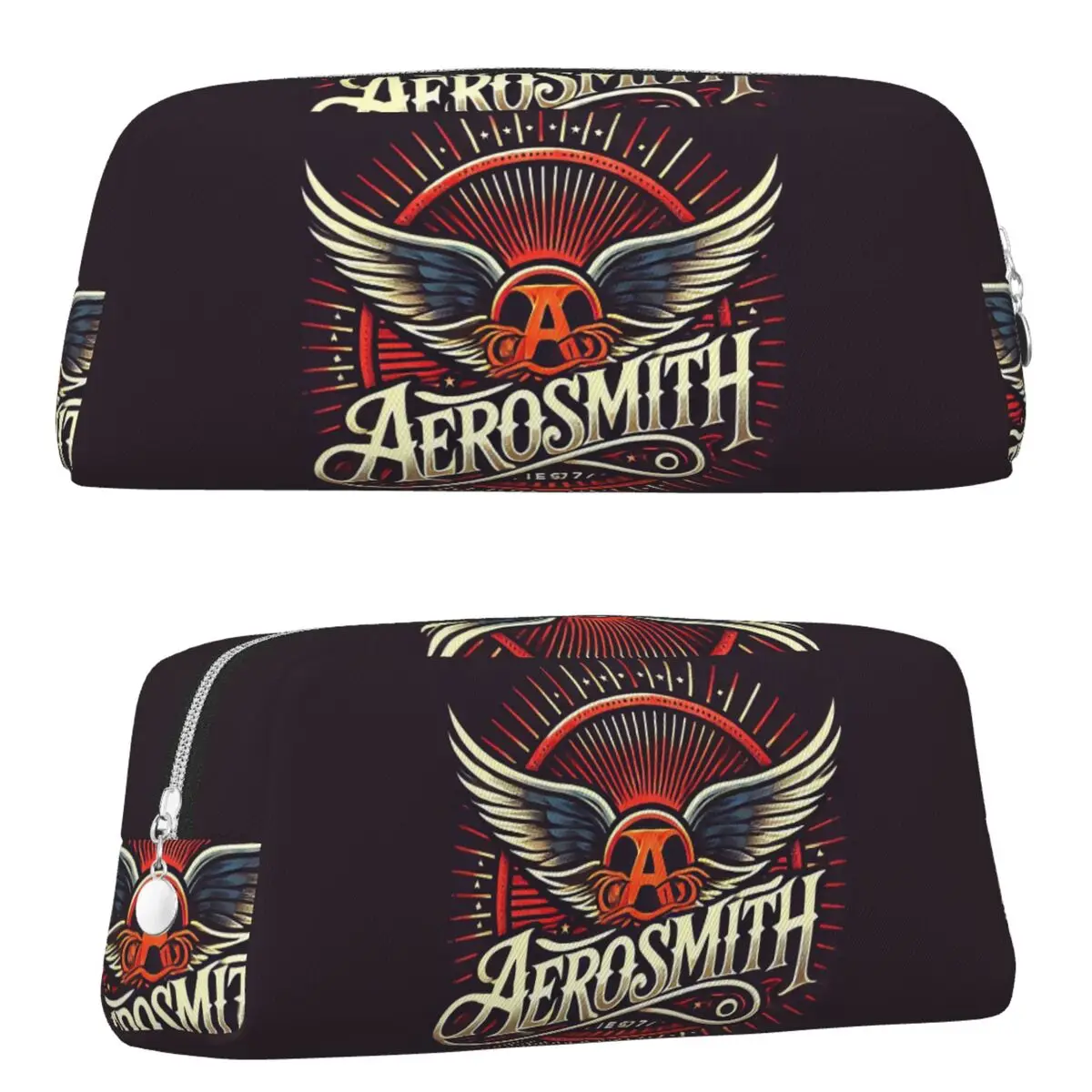 Фото Пеналы для школьников с изображением группы Aerosmith, школьные пеналы-коробки, сумки для карандашей, пеналы-косметички, держатели для ручек №5