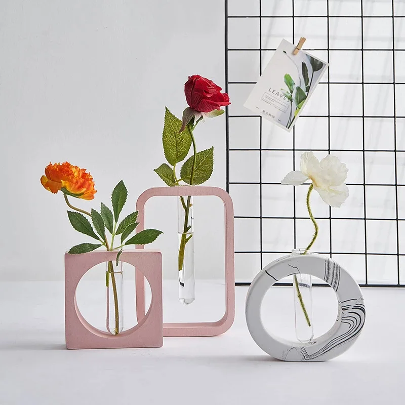 

Silicone Mould For Vase Silica Gel Mould For Diy Hydroponic Vase Test Tube Test Tube Flower Breeding Vase Mold Resin Flower Mold