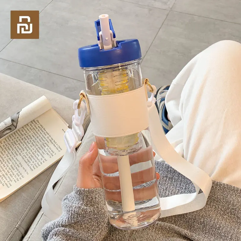 For Girls With Straw Summer Lemon Juice Plastic Cup Shaker S