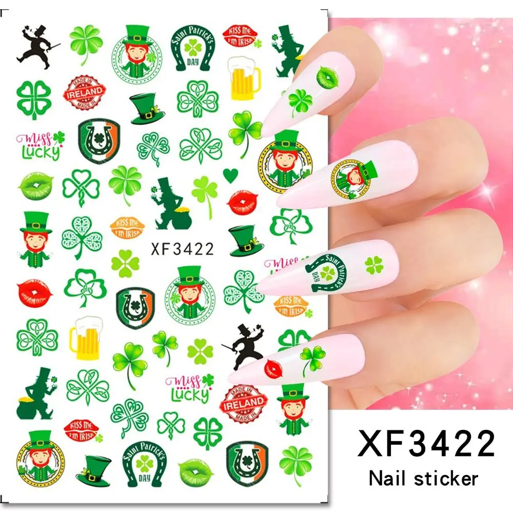 10 листов/набор водостойкие наклейки для ногтей