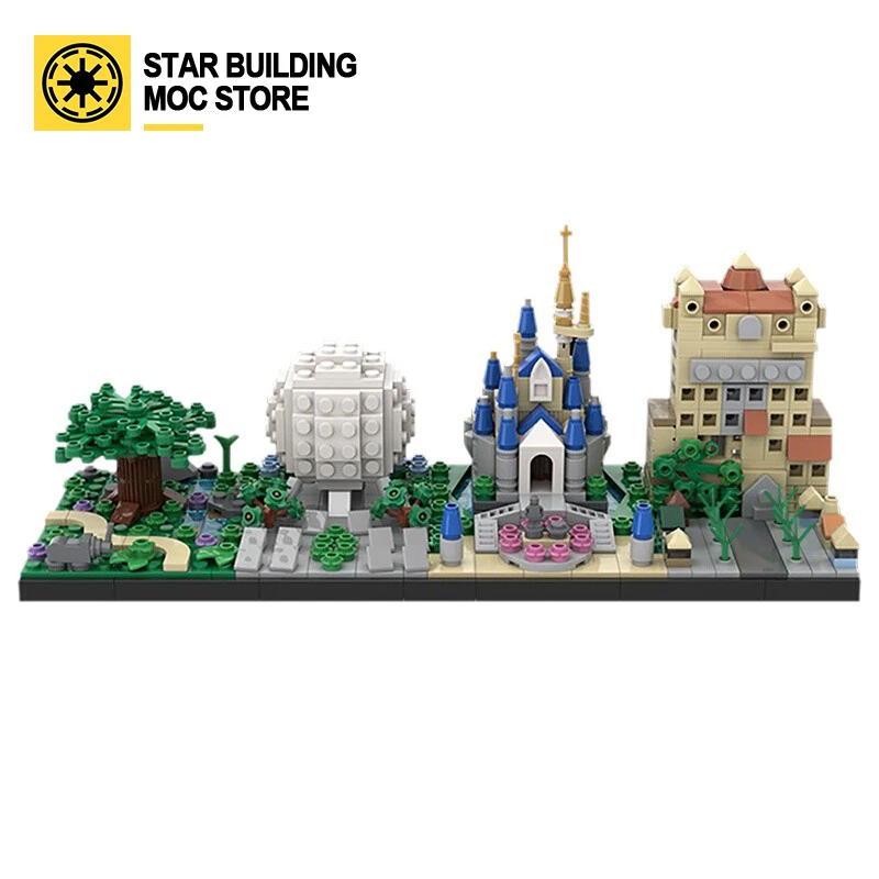 

Фэнтези, сказочный мир, сцена, уличная сцена, строительный блок, сцена для дома, детская игрушка, подарок