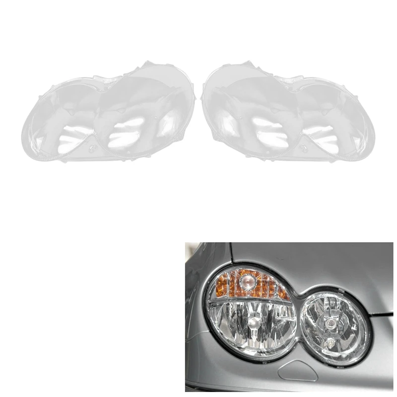 2004-2006 для Benz CLK280/300/350 левая/правая фара оболочка лампы прозрачная крышка