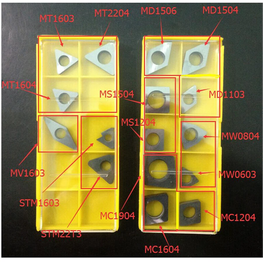 100% The real thingске TCGT060104/TCGT080202/090204/TCGT110202/TCGT110204/TCGT16T302/TCGT16T304/TCGT16T6308 PCD 2 шт./корд. |