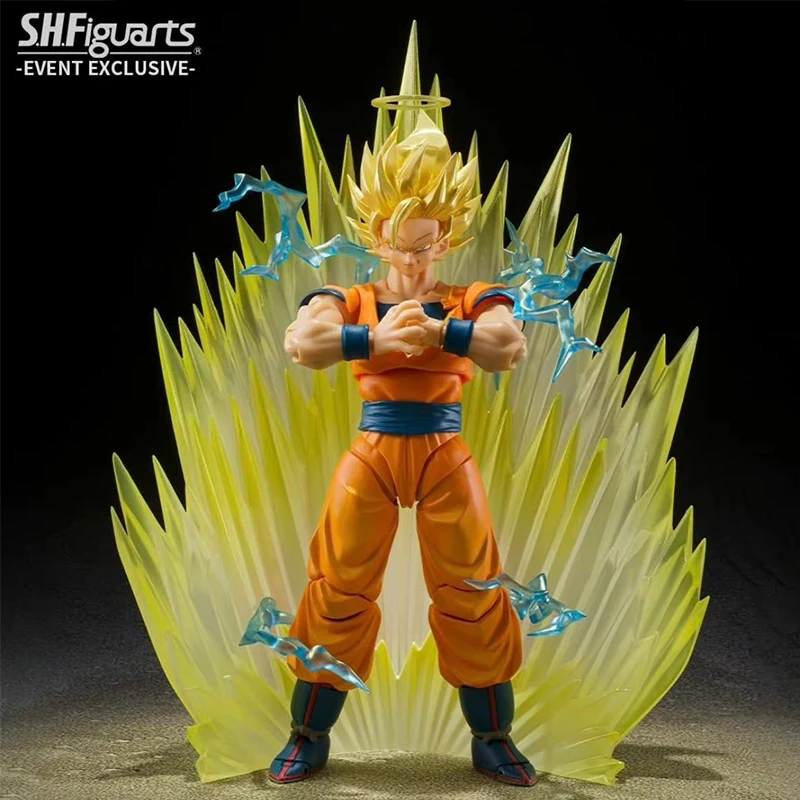

Bandai Original S.H.Figuarts SUPER SAIYAN 2 SON GOKU-Exclusive Edition PVC Action Figure Anime Model Toys