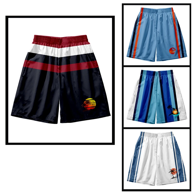 

Men's Summer Shorts Swimming Shorts Men Swimsuits Man Surf Beach Swim Sports Pants Board Mesh New Summer Men's Clothing