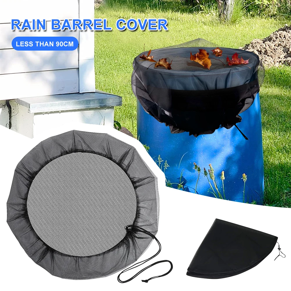 

Durable Mesh Cover Netting For Rain Barrels PE Water Collection Buckets Tank Raindrop Harvesting Anti-Mosquito Water Protection