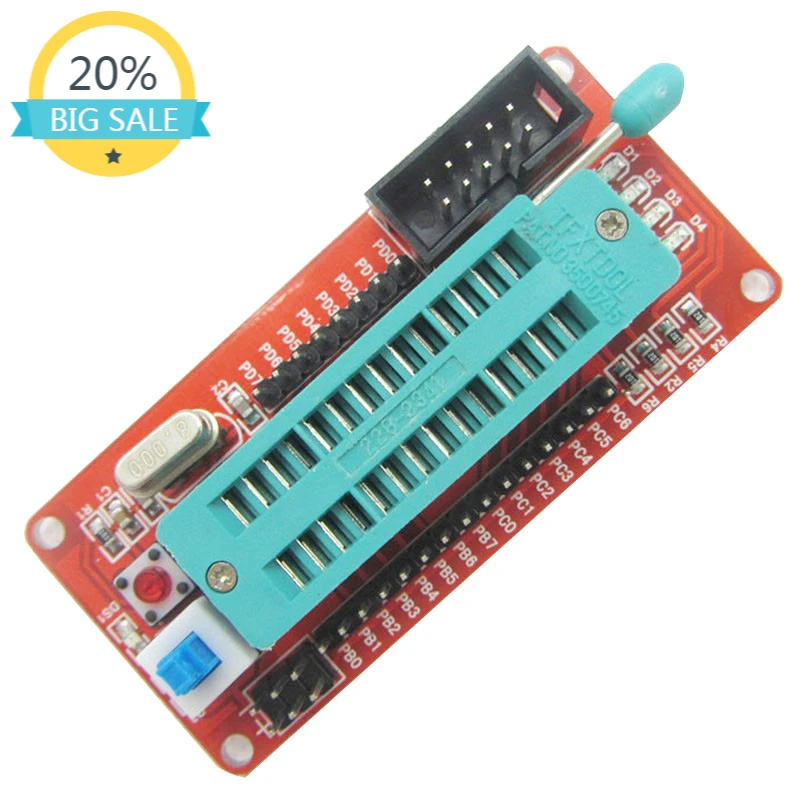 

AVR Microcontroller Minimum System Board ATmega8 Development Board