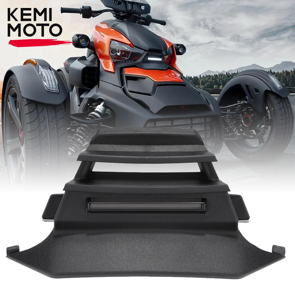 KEMIMOTO UTV ATV Compatible with All Can-Am Ryker Models Replace #705013110 Front Center Fairing with Accent Light