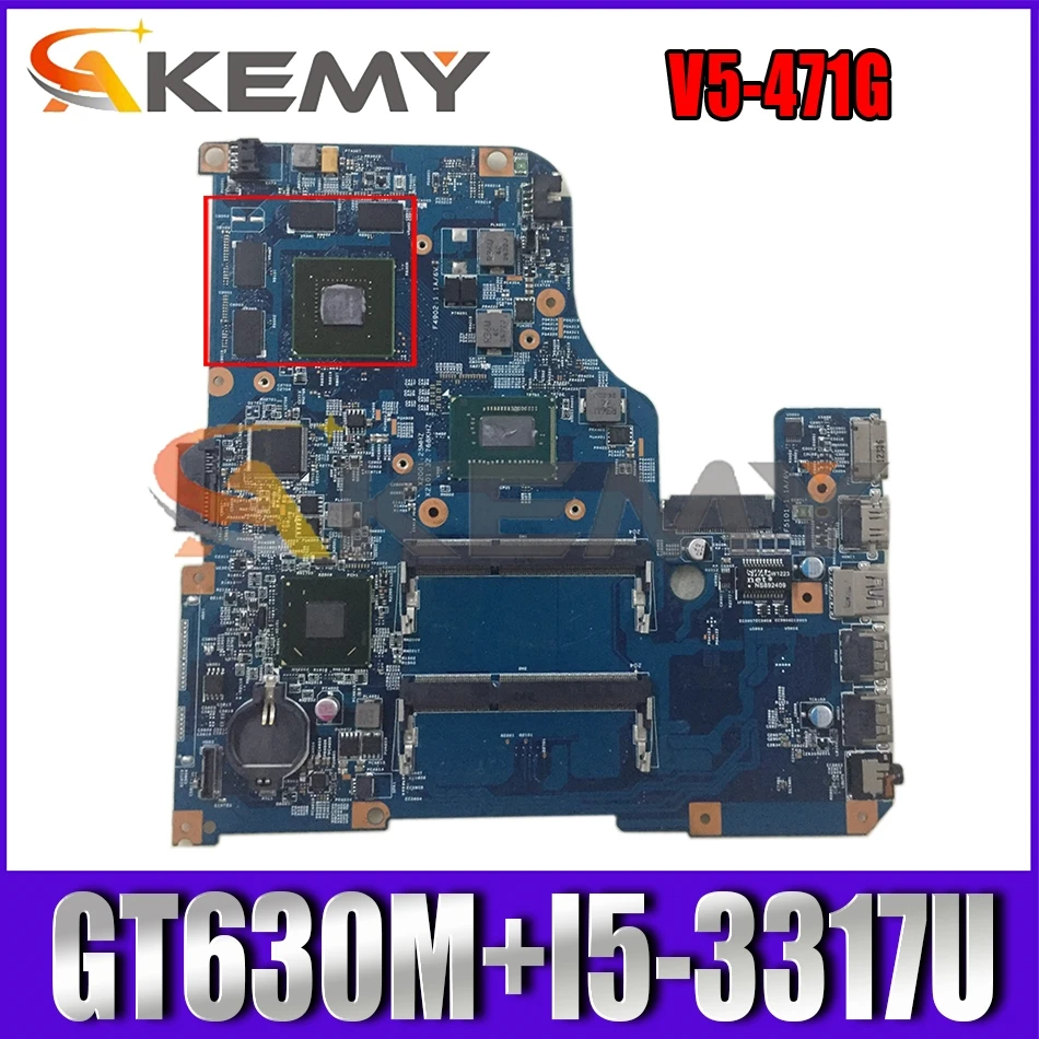 

AKEMY 11309-2 48.4TU05.04M NBM1D11005 NB.M1D11.005 Laptop Mainboard For acer aspire V5-471G Motherboard GT630M+i5-3317U works