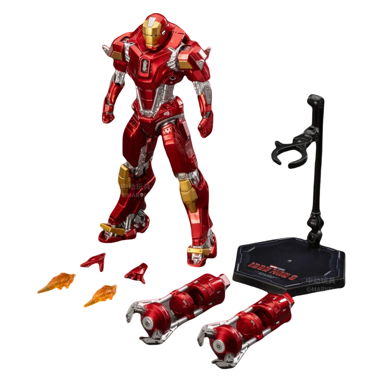 Фото ZD Toys Железный человек Фигурка Железный Патриот MK1-7 MK17 MK33 MK85 MK30 Военная машина Легенды Мстители Тони Старк Коллекционная игрушка в подарок №5