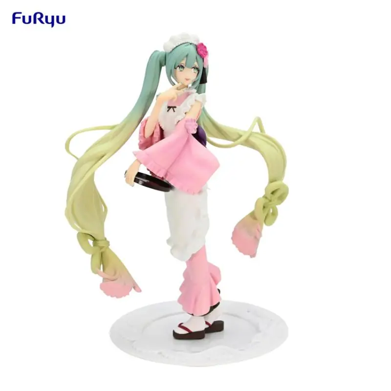 Оригинальный FuRyu Infinite Charm Hatsune Miku Matcha мороженое цвет вишни ПВХ аниме-фигурка