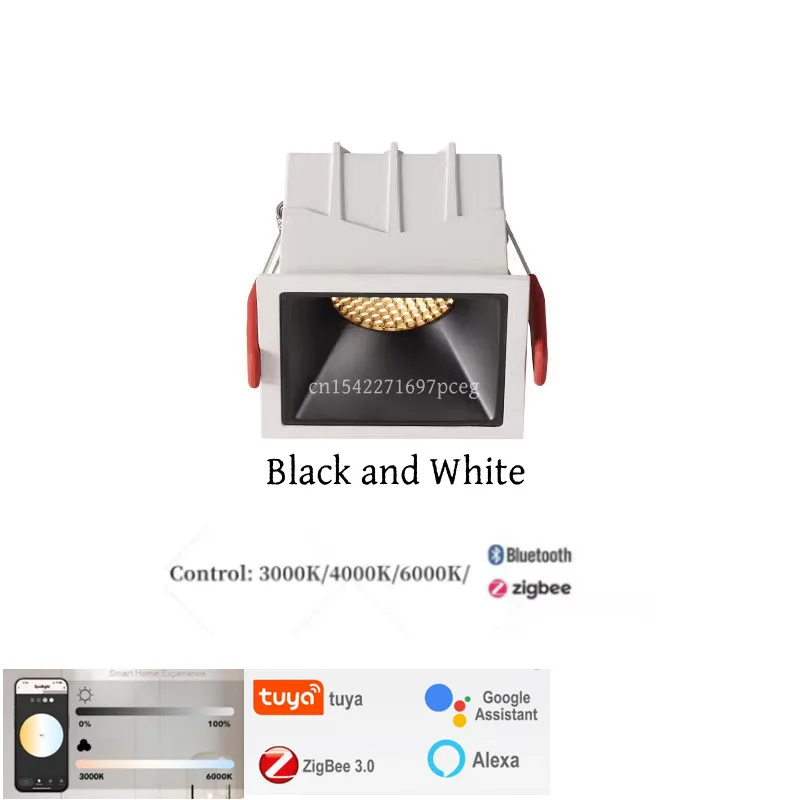 

Потолочные светильники IWP квадратные антибликовые COB