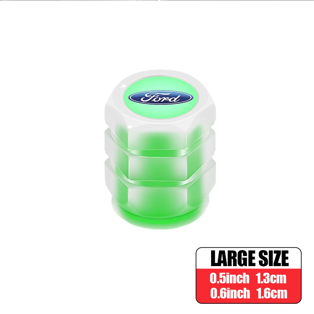 4 шт. светящиеся автомобильные шины шток клапана воздушные колпачки крышка авто