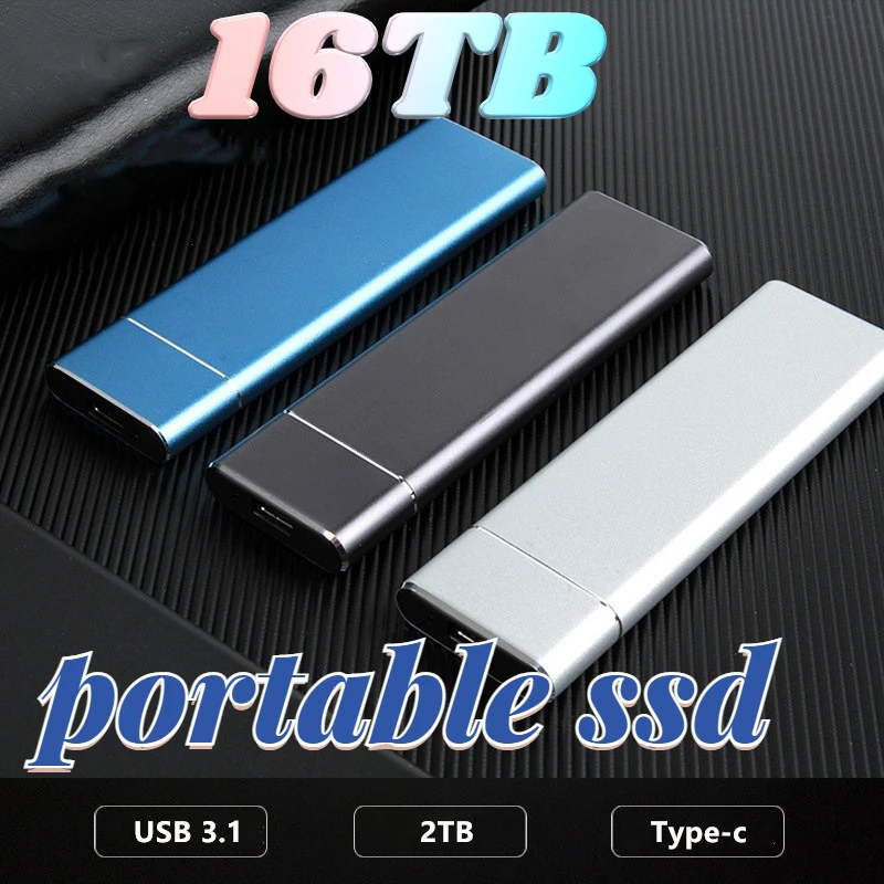 

Оригинальный портативный мини-Накопитель SSD 8 ТБ, 6 ТБ, 4 ТБ, внешний твердотельный накопитель для ПК, ноутбука, внешний жесткий диск