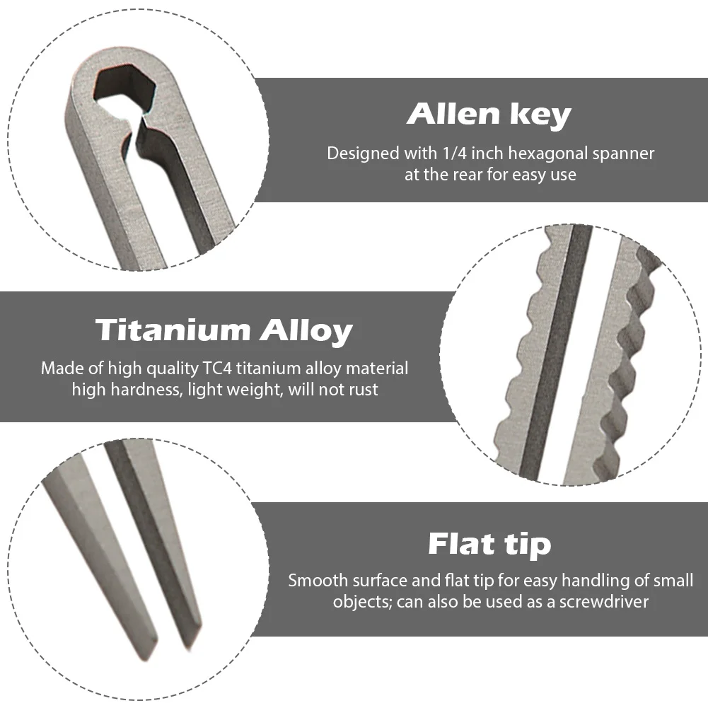 2 шт. пинцеты из титанового сплава