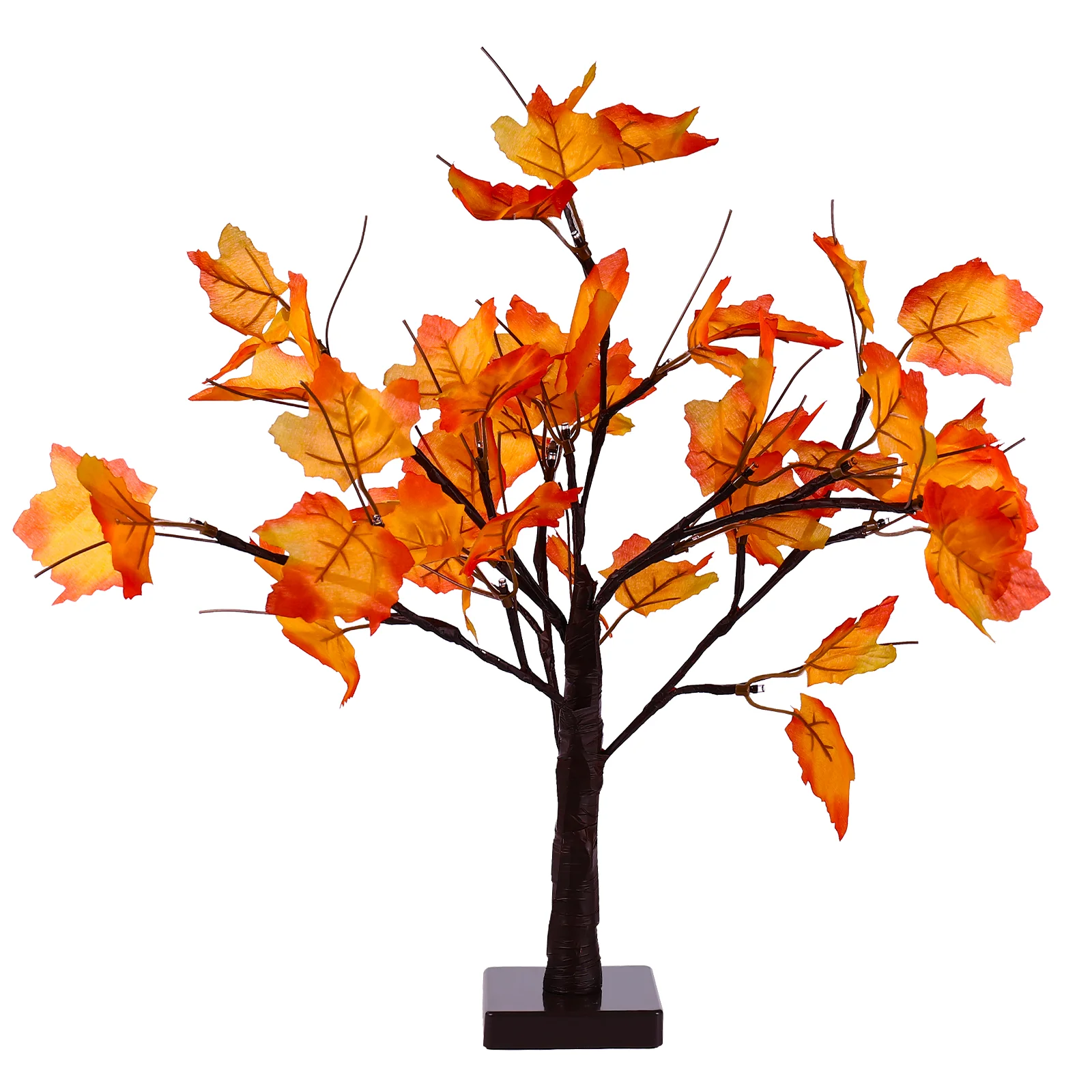 

1 Pc Artificial 24 Heads Party Lamp Hanging Tree Lights Fall Maple Tree Lamps for Christmas Thanksgiving
