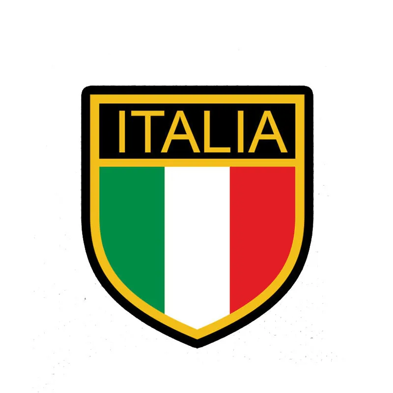 

Flag ITALY Car Sticker Shield Decal Accessories 10CM*12CM