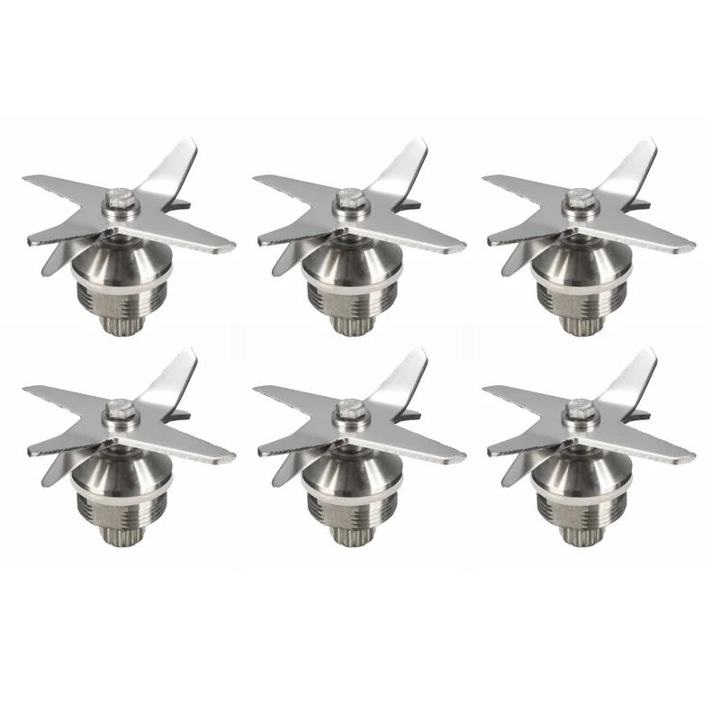 

6Pc Ice-Crushing Blender Blade Parts With Sealing Ring For Vitamix 5200 Series