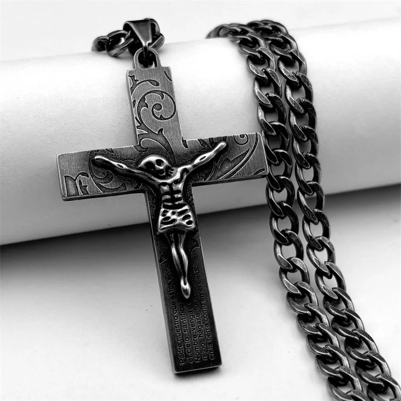 Прекрасное FAJA христианское распятие Библия ожерелье с крестом Иисуса из