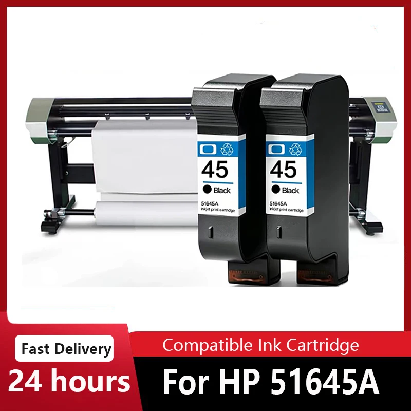 Фото 51645A 45 Перезаправленный картридж для HP45, совместимый с HP51645A Deskjet 710c 720c 815c 832c 850c 930c 950c 955c 980c P1000 P1100 №1