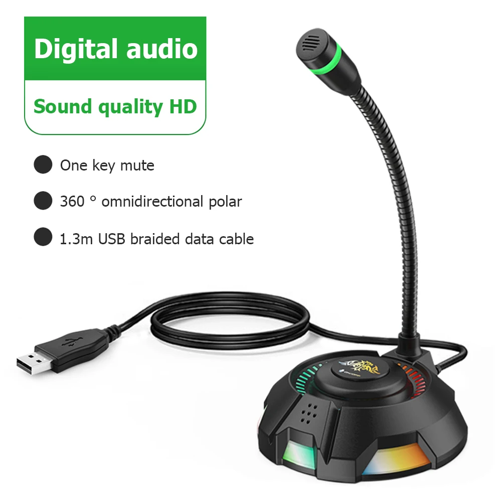 

Профессиональные USB-микрофоны RGB для ПК, компьютера, ноутбука, для пения, игр, потоковой записи, студии, для YouTube, видео, микрофон