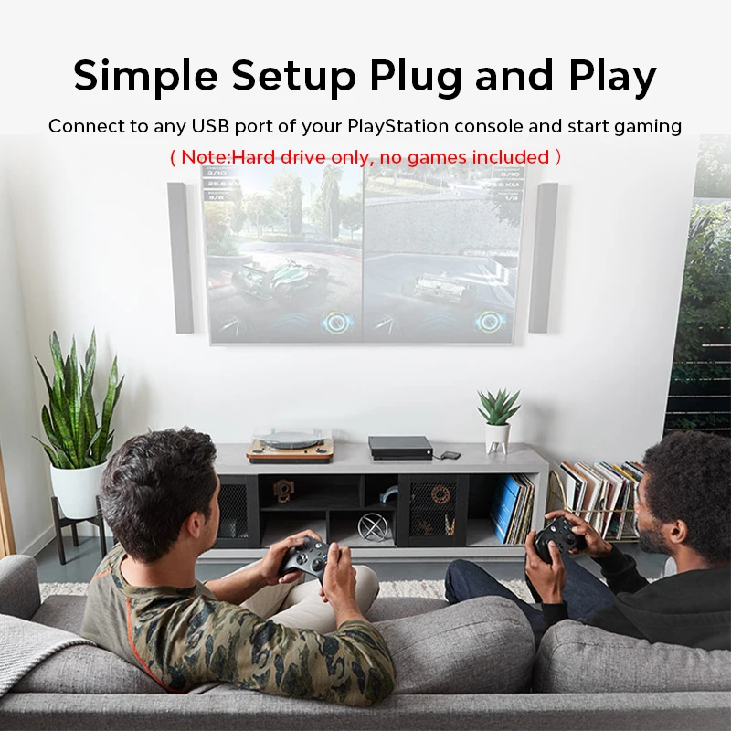 Портативный внешний жесткий диск Seagate для Sony Playstation 4 2 5 дюйма PS4 PlayStation официальное