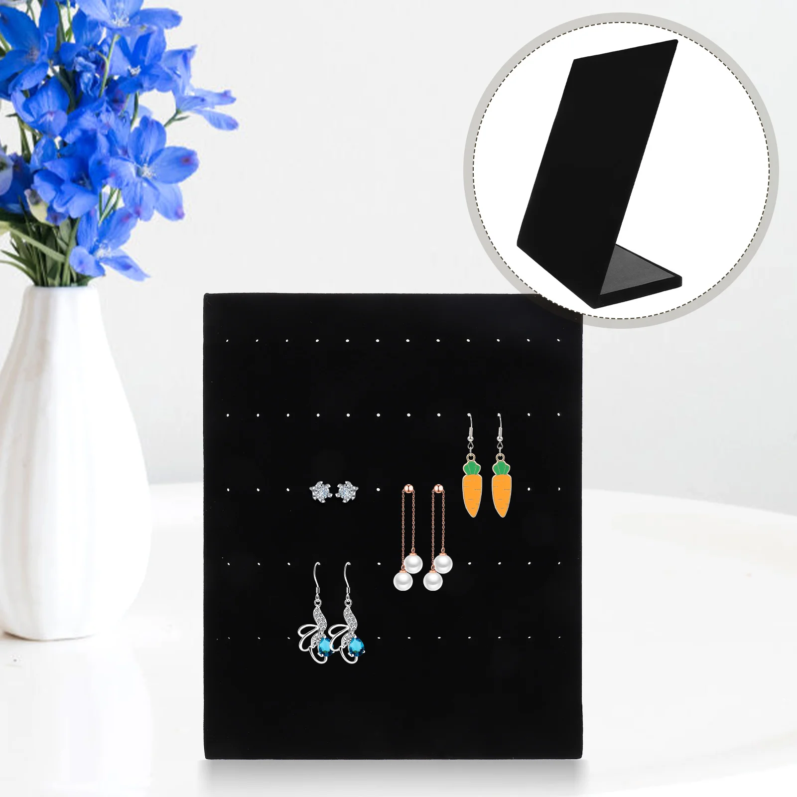 

Decorate Display Stand Earrings Retail Holder Studs Creative Rack Stands Selling Desktop Jewelry