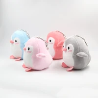 cute penguin plush key chain ice crib pendant toy cute plush keychain kawaii car accessories