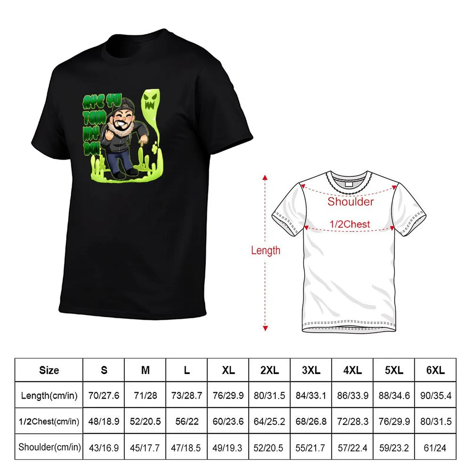 AYE YO TOM MY BOI! -Moe Sargi T-Shirt Daily Wear Plain Short Sleeve Shirt (art.: 3920dbeca8ffb) - 3920dbeca8ffb