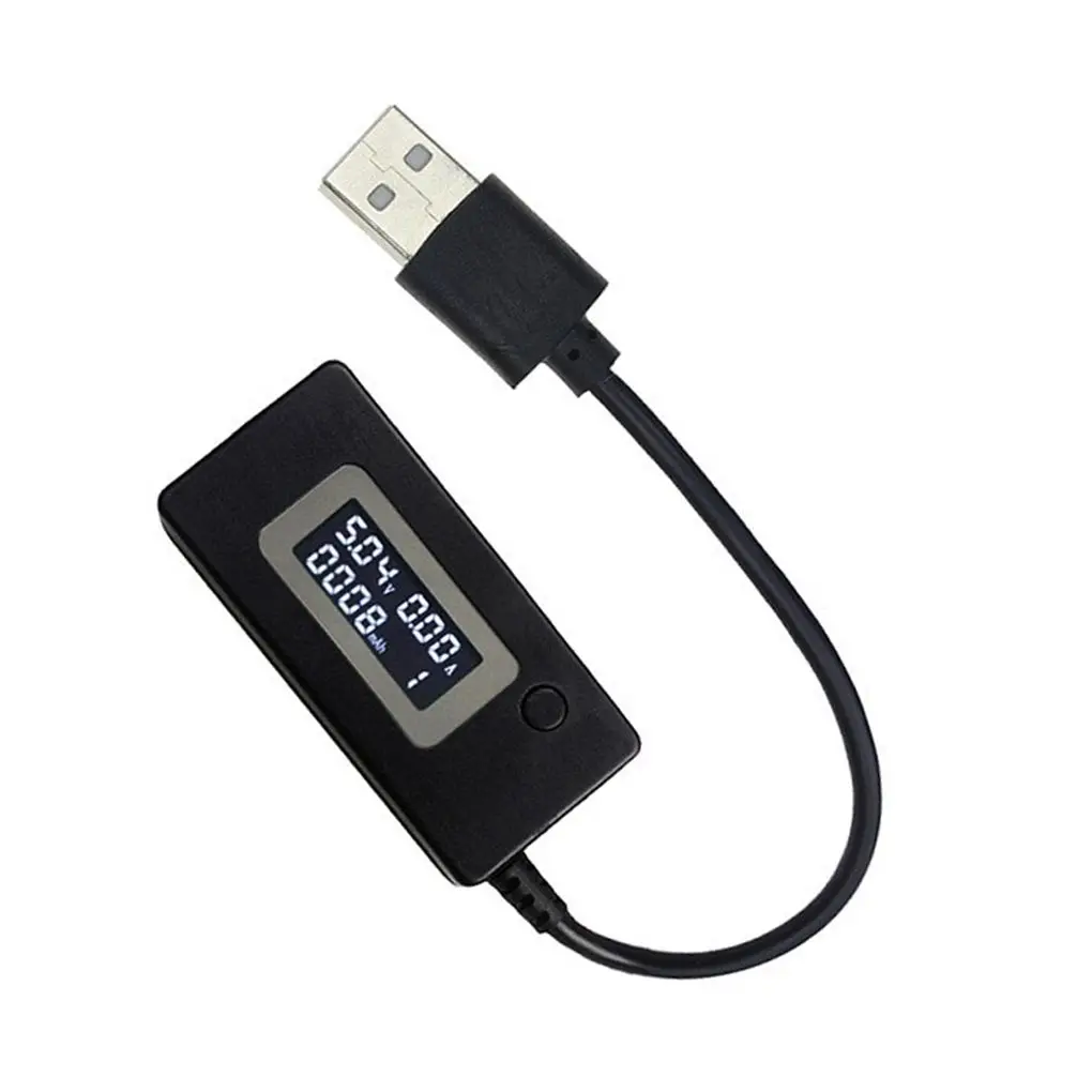 

ЖК-дисплей USB Напряжение/Ампер Измеритель мощности тестовый er мультиметр тестовая скорость зарядных устройств кабели емкость блока питани...