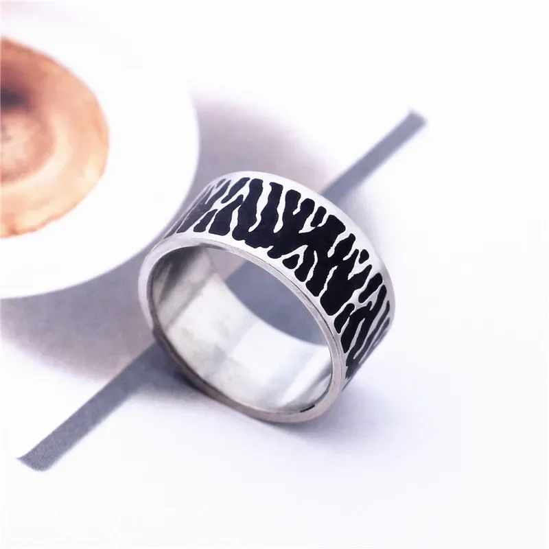 MANGOSKY 8 мм титановое винтажное кольцо серебряного цвета светло-полированные