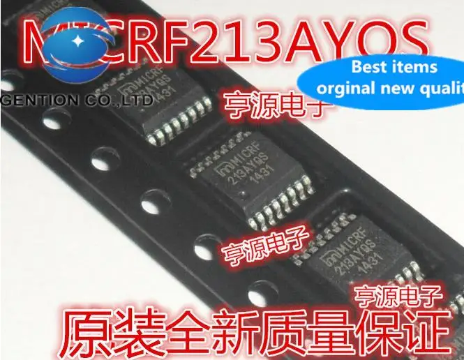 10pcs 100% orginal new  MICRF213 RF213 MICRF213AYQS Wireless Transceiver IC QSOP-16