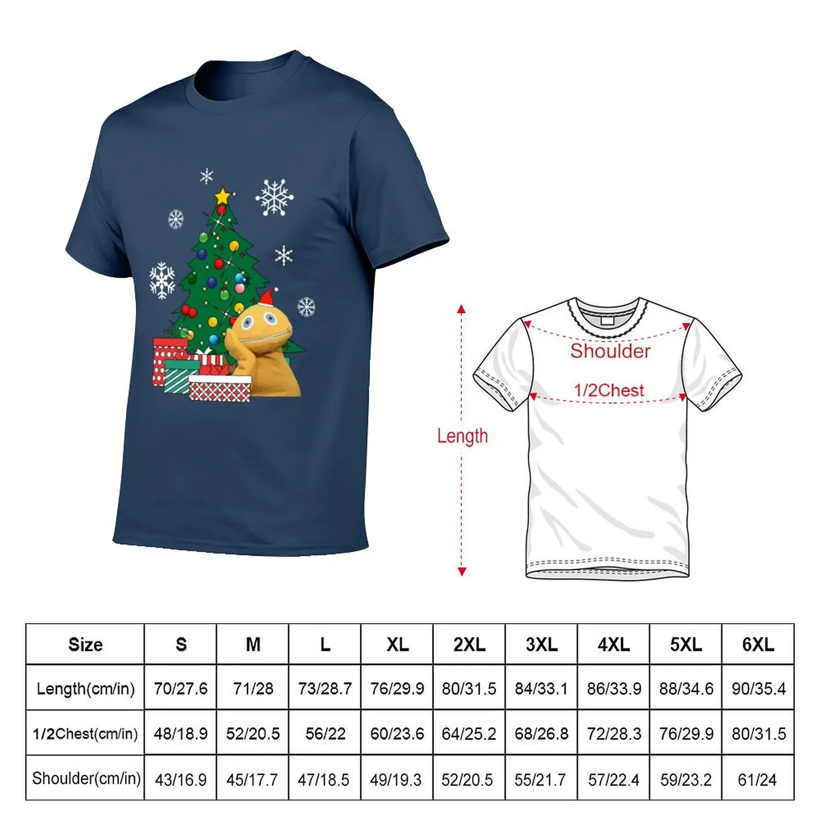 Футболка Zippy Around The Christmas Tree Rainbow, футболки из 100% хлопка, мужская футболка, мужские футболки с рисунком, футболка (art.: 3920d27aeccbc) - 3920d27aeccbc