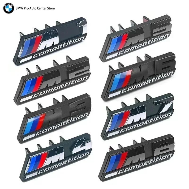 Фото 3D-эмблема для передней решетки автомобиля M1 M2 M3 M4 M5 M6 M7 M8 Competition E92 E93 F36 G01 G02 G05 G11 G12 G21 G29 G30 G31 G32 G38 F30 №1