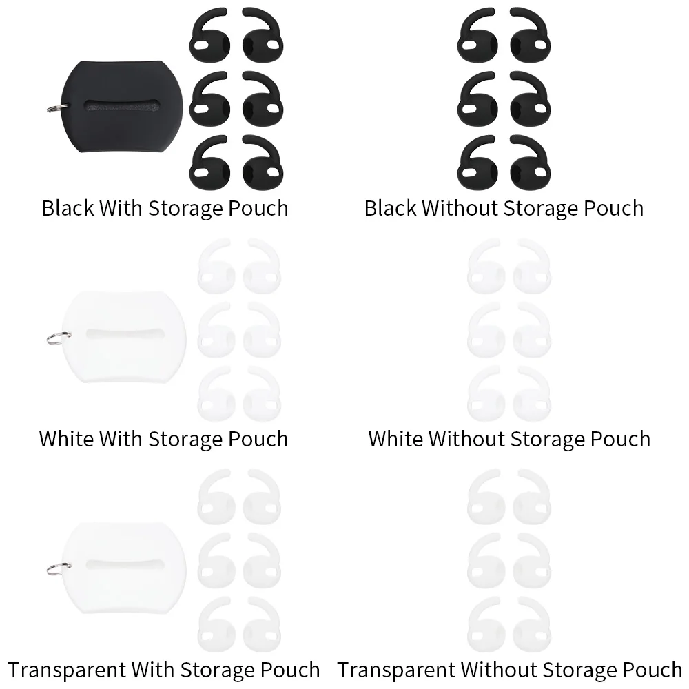 3 пары силиконовых ушных крючков для AirPods Pro наушники-вкладыши с защитой от потери