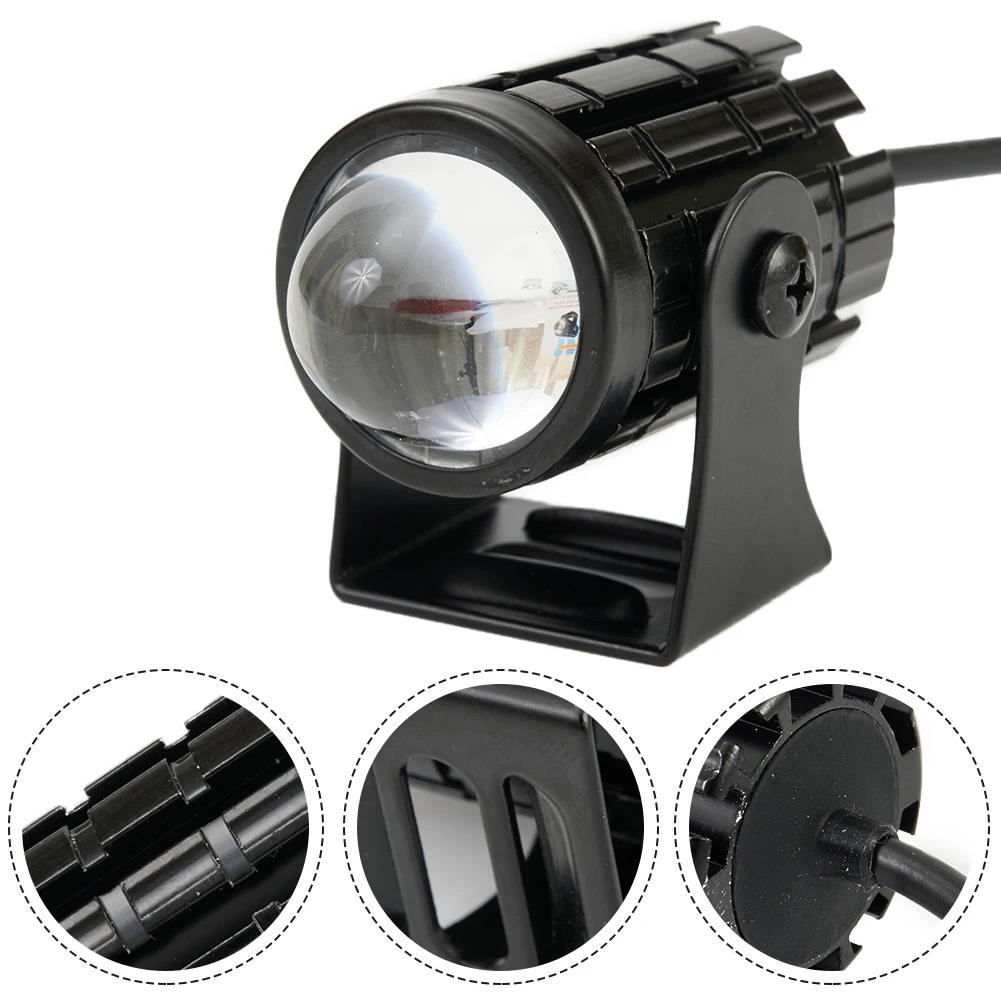 

LED Motorcycle Headlight Fog Light Driving Spot Lamp Yellow White Dual Color Offroad ATV 6000K+3000K 3-wire Aluminum IP67