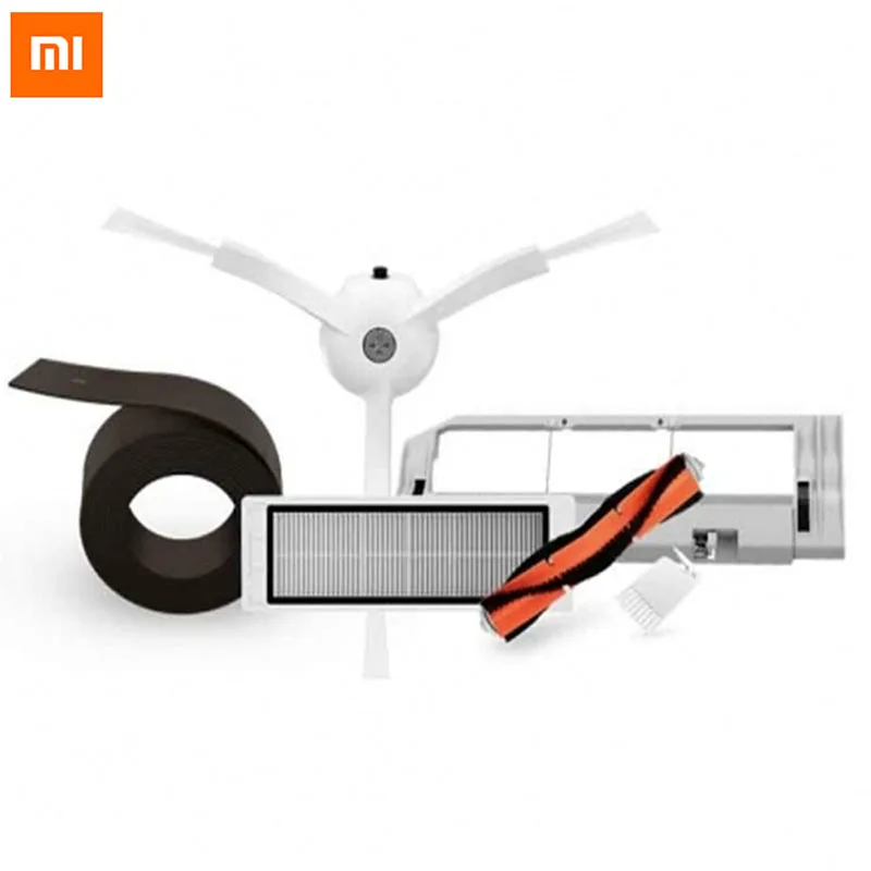 

Запчасти для робота-пылесоса Xiaomi, аксессуары, комплекты запчастей для очистки, основная щетка/боковая щетка/HEPA-фильтр/сменный инструмент дл...