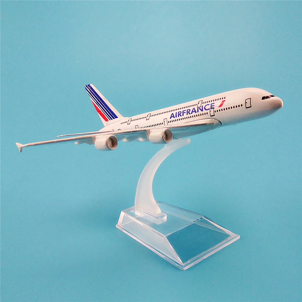 Модель самолета B747 400 Air France Размер 1: 380 металлическая модель детская игрушка