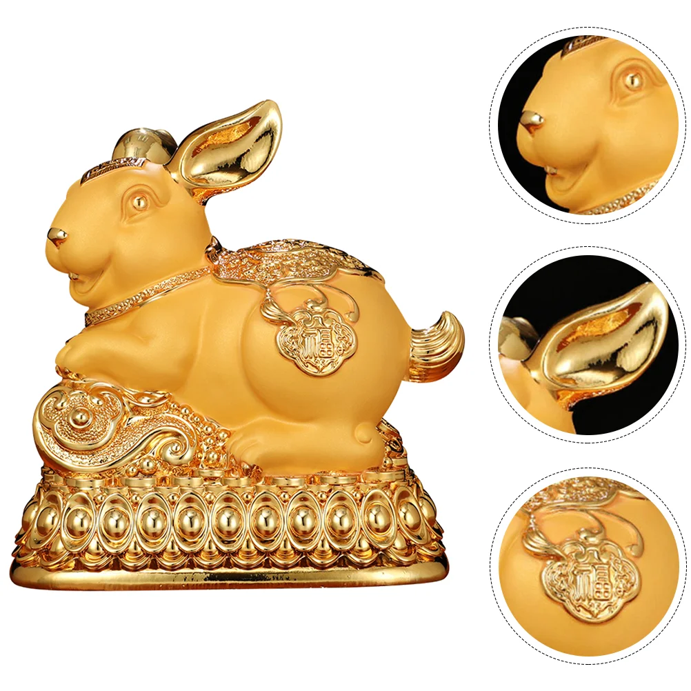 

New Year Piggy Bank Craft Rabbit Shaped Saving Pot Large Capacity Bunny Piggy Bank