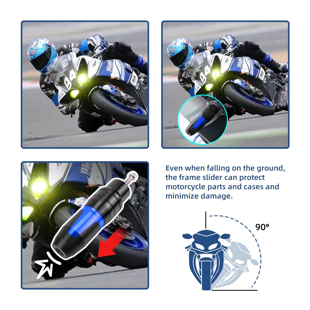 Фото Для Suzuki Bandit GSF 600 1200 650 1250 400 250 S GSF1200 GSF650 GSF600 защита от падения слайдер выхлопной системы слайдер №5