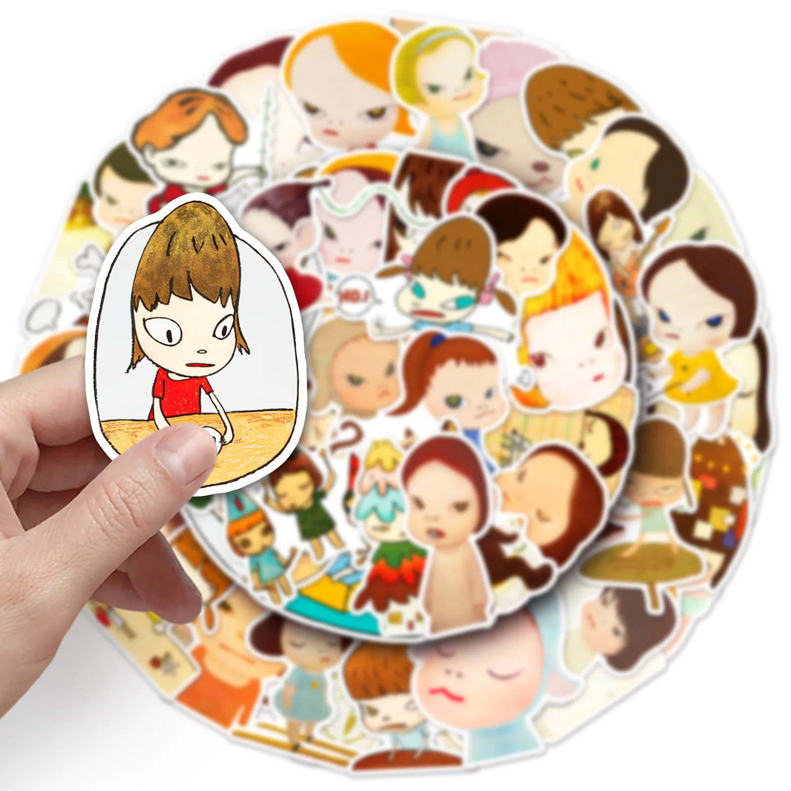 10/51 шт. японский дизайнер Yoshitomo Nara наклейки детские игрушки DIY скрапбук ноутбук